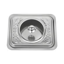 SHIOUCY 4PCS Rectangular Chafing Dish Stainless Steel Chafer Pans With Lids Heat-Retaining Buffet Serving Trays For Catering And Banquet - Silver - View 7