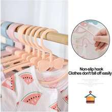 Baby Clothes Hangers, 20 Pack Kids Hangers, Baby Toddler Kids Hangers With Hook, No Trace Cute Bow Clothes Hanger For Children Clothes, Sturdy&Durable Clothes Hangers - Multicolor - View 8