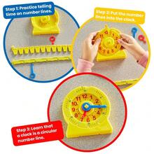 CYPNhand2mind Numberline Learning Clock Clock Learning Teaching Clock Telling Time Teaching Clock Clock for Learning to Tell Time Learning Clock Clocks for Classroom Set of 1Fashion - 223219791 - Ver 4