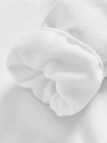 Sequin Embroidered Angel Wings Light Grey Sweatshirt Y2K Cute Women Sweatshirt, Casual Dropped Shoulder Long Sleeve Sweatshirt For Women - White - View 3