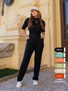 Maria do Luxo Women Two-piece Outfits - 黑色 - 查看 1