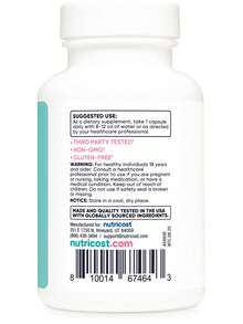 Nutricost Biotin For Women 10,000mcg 120 Capsules - With Folate & Collagen, Gluten Free & Non-GMO - 120抽 - 查看 4