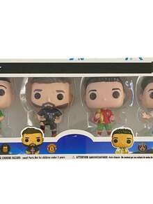 Super! Set de Figuras Cristiano and Friends Futbol Coleccionables - Rojo - Ver 2