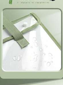 Transparent Accordion-Style Storage Pouch (Water Vole Pattern), Horizontal Compartment Design, Student File Organizer, Transparent Inner Pages For Certificates And Awards, Large Capacity For Office Supplies, Can Store Textbooks, Books, Documents, Stationery, Back To School Essential, Learning Supplies - Multicolor - View 5