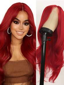 Women's Black Medium Split Long Curly Hair Wig - European And American Style, Big Wave Design - Multicolor - View 10