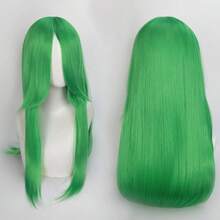 Karida 60cm/24inch Extra Long Straight Synthetic Hair Wig With Bangs, Colorful, Suitable For Daily Use, Cosplay, Halloween, Christmas, St. Patrick's Day And Other Costume Parties - Multicolor - View 74