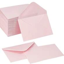 10/50/100pcs Gift Card Envelopes, 4 X 2.75 Inch Mini Envelopes, 120gsm Small Paper Business Gift Card Sleeves, Bulk, Compact Greeting Card Envelope Pockets, Suitable For Invitations - A - View 5