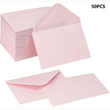 10/50/100pcs Gift Card Envelopes, 4 X 2.75 Inch Mini Envelopes, 120gsm Small Paper Business Gift Card Sleeves, Bulk, Compact Greeting Card Envelope Pockets, Suitable For Invitations - A - View 18