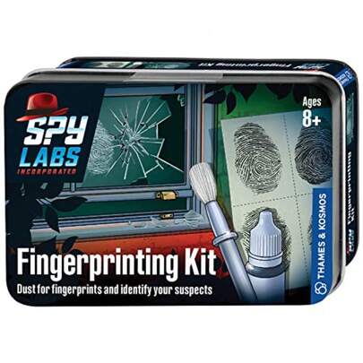 CYPNThames and Kosmos Spy Labs Inc: Kit de Huellas Dactilares identifica recopila analiza la evidencia de Huellas Dactilares Herramientas Esenciales y Trucos del Comercio de Expertos de Detective GearFashion