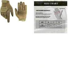 ThreeH Guante Tctico Antideslizante para Montaismo Deportes al Aire Libre Ciclismo Caza Fitness - negro 1+xl - Ver 11