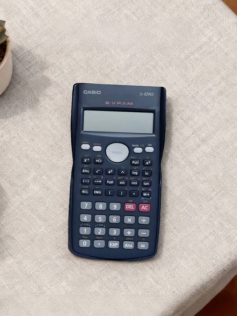 Casio Scientific Function Calculator, Suitable For Middle And Primary School Students Exams - Blue - View 1