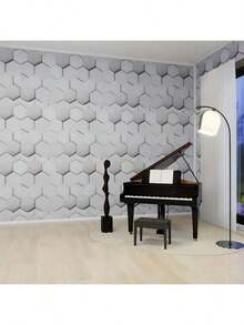 Peel & Stick Ball Pattern Wallpaper - Waterproof Oil-Proof Vinyl Contact Paper For Wall Decor & Furniture Refurbishing - Grey - View 13