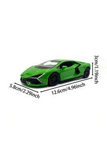 Burago 1:36 Diecast Lamborghini Revuelto, Openable Doors, Friction Powered, Metal Body, Realistic Car Model, Kids Toy, Adult Collectible, Halloween, Christmas, Valentine's Day, Birthday Gift - 彩色 - 查看 2