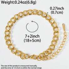 Vòng tay vàng 18K hình tròn dẹt 7mm, thiết kế cổ điển giản dị, phù hợp cho cả nam và nữ, thích hợp đeo hàng ngày. - vàng 2 - Xem 6