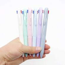 Multicolor Ballpoint Pen 0.5, 4 - In - 1 Colored Pens Fine Point, Ballpoint Pens Planner Journaling, Assorted Ink, 6 - Count - 彩色 - 查看 10