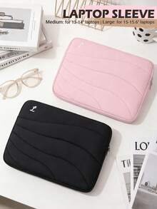 CyberDyer Quilted Puffy Laptop Sleeve With 360° Protection, Waterproof, For 13 14 15 15.6 Inch Laptop - Multicolor - View 2