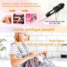 brochas de Acuarela,Pincel de Agua 13Piezas,Pinceles Acuarela de Pintura para Acuarela Puntas Caligrafía Arts,Pinceles de Agua Recargables,39903702 - Multicolor - Ver 6