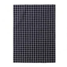 Toallas de Cocina de Algodón Clásicas Ultra Absorbentes Toalla deé Engrosada 48x65cm Paquete de 1/3/4/5 para Secado y Limpieza - Cuadros negros - Ver 12