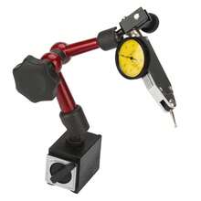 Base de soporte para indicador magnético fuerte y flexible, soporte para indicador de prueba de cuadrante con palanca - Negro - Ver 2