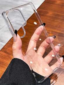 Luxury Sparkling 3D Rhinestone Butterfly High Definition Clear Phone Case Compatible With Samsung Galaxy S26Ultra S25Ultra S24Ultra S23Ultra S22Ultra S26 S25 S24 Plus A55 Ultra-Thin Highly Transparent All-Inclusive PC Protective Cover - Clear - View 2