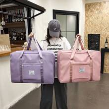 1 pieza Bolsa de almacenamiento plegable de gran capacidad para decoración de vacaciones, hecha de tela Oxford duradera, adecuada para viajes, campamentos, almacenamiento debajo de la cama, aplicable para diversas festividades, fiestas de cumpleaños, uso diario, Navidad, Halloween, decoración navideña para el hogar - Multicolor - Ver 14