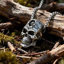 Collar cruz hombre colgante cruz acero inoxidable hombre joyería masculina - como en la foto - Ver 4