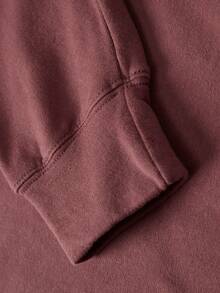 Áo Hoodie Nữ KATSEYE Merch, Tay Dài, Dáng Rộng, Ấm Áp, Thích Hợp Cho Mùa Thu Đông - màu đỏ gỉ - Xem 6