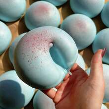 新款超大慢回弹减压球，高品质克莱因蓝软绵绵玩具，慢回弹舒缓挤压玩具，柔软湿润减压神器 - 彩色 - 查看 2