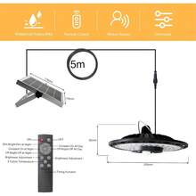 CYPNSolar Lámpara Colgante 3000LM 2700-6500k Regulable Lámparas UFO LED IP65 Impermeables Exterior Iluminación con Motion Sensor y Control Remoto para Patio Garajes Industrial Etc ModernoFashion - 213470796 - Ver 7