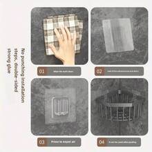 多功能防锈收纳篮，壁挂式厨房浴室收纳架，黑/灰色 - 彩色 - 查看 7