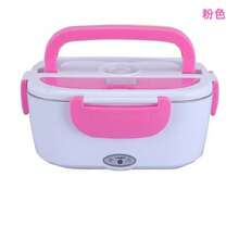 Caja de almuerzo de calefacción - Rosa - Ver 2