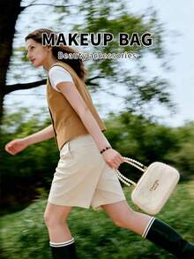 CHANEL Women's Handbag, Fashion Chain Shoulder Bag, Crossbody Bag, Clutch, Retro Elegant Shoulder Bag, Fashionable Women's Handbag, Daily Commute Bag, Also Suitable As A Gift For Women - White (pearl Chain) - View 6