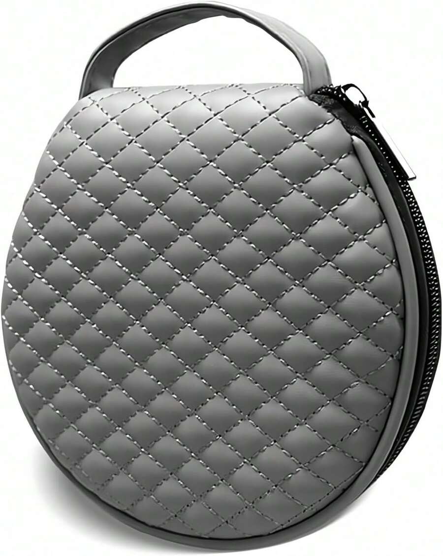 Funda Portátil para CD y DVD, Organizador de 20 Capacidades con Cierre, Microfibra, Ideal para Coche (Gris),39826765 - Marrón - Ver 1