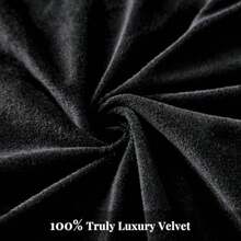 Black Velvet Duvet Cover Queen Size Flannel Duvet Cover Bedding Sets 3pcs Ultra Soft Luxury Textured Modern Crystal Velvet Duvet Covers With Zipper Closure Black Queen - Black+King - View 4