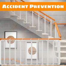 Malla de  para Niños, Red de Protección para Escaleras, Barandales, Malla para Perros, Balcones y Patios, 3 m x 77 cm, Fácil Instalación, Uso Interior y Exterior (Blanco, 3 m x 77 cm),39835486 - Azul Marino - Ver 6