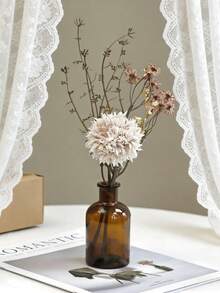 1 bó hoa cúc giả bằng lụa cao 11,81 inch, hoa giả, quà tặng ngày Valentine, hoa giả trang trí tiệc, thích hợp cho bó hoa cưới tự làm, tiệc tùng, phòng khách, nhà bếp, sân vườn, khách sạn, văn phòng, trang trí lễ hội, quà tặng ngày Valentine, trang trí Lễ Tạ ơn, vòng hoa tự làm, quà tặng, vật trang trí bàn, trang trí sinh nhật, trang trí trong nhà/ngoài trời, hoa giả bằng nhựa số lượng lớn để trang trí bình hoa, trang trí nhà kiểu nông trại, đám cưới phong cách Boho. - nâu nhạt - Xem 1