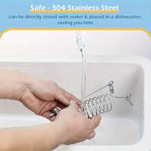 2件套鹦鹉悬挂式喂食器套装，不锈钢蔬菜篮悬挂式喂食器用品食物托盘配件 - 彩色 - 查看 5