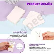 Jewelry Making Display & Packaging Supplies - White - View 3