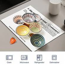 Set Of 6 Japanese Style Ceramic Rice Bowls With Gift Box, Bowls For Soup, Dessert, Ice Cream & Snacks, Kitchen & Christmas Gift For Women - 彩色 - 查看 6