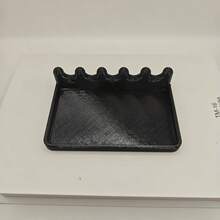 Portable Brush Holder With Drip Tray, Featuring A Front Tray Design For Easy Cleaning, Preventing Stains On The Desktop. It's Convenient To Carry And Space-Saving. This Portable Brush Rack Organizer Is Suitable For Watercolor, Oil Painting, And Acrylic Painting, Making It An Ideal Accessory For Art Studios - Multicolor - View 4