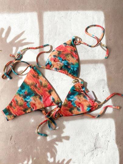 Sexy Strappy Bikini Swimwear Set With High Saturation And Comfort Vacation Beach Summer