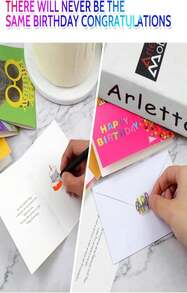 Joyberg 32 PCS Happy Birthday Cards Bulk With Envelopes, 4x6 Assorted Birthday Cards - ColorB - 查看 6