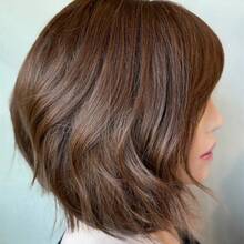 High Heat Fibre Realistic Lace Front Wig Medium Light Brown Warm Blonde Highlights 13x4 HD Lace Front Wig For Women Hair Loss 13x4 Glueless Long Wavy Wigs Cosplay Daily WEar - Multicolor - View 6