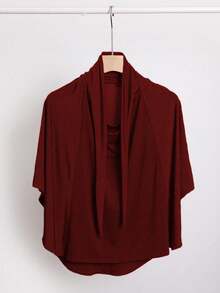 1pc Women's Convenient Tie-Up Muslim Hijab Prayer Jilbab Face Cover Underscarf, Dual-Use For Daily Wear Hijab Outfit - Multicolor - View 16