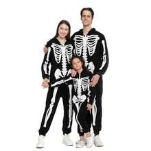 CYPNSpooktacular Creations Traje de Pijama de Disfraces de calabera Familiar Unisex para Hombres para la Fiesta de Disfraces de Halloween Juegos de Roles y Fiestas temáticas de CosplayFashion - M - Ver 8