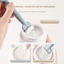 1-10pcs Portable Silicone Facial Mask Brush, Double-Ended Design, Dedicated Tool For Applying And Cleansing Mud Masks - Multicolor - View 5