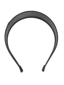 1pc Black Mesh Wide-Brim Headband, Elegant Retro Women Hair Accessory, Hair Band, Hair Hoop - Multicolor - View 5