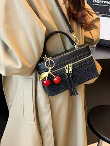 Dedoo Women's Handbag (Cherry Hook Style/Old Or New Style, Randomly Sent)