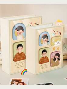 1 Album kỷ niệm Hoàng tử và Công chúa, Album kỷ niệm sự lớn lên của bé, Ảnh in 3 inch (Có thể chứa 200 ảnh, Sổ lưu trữ kèm album kỷ niệm) - Album ảnh kỷ niệm - Xem 2