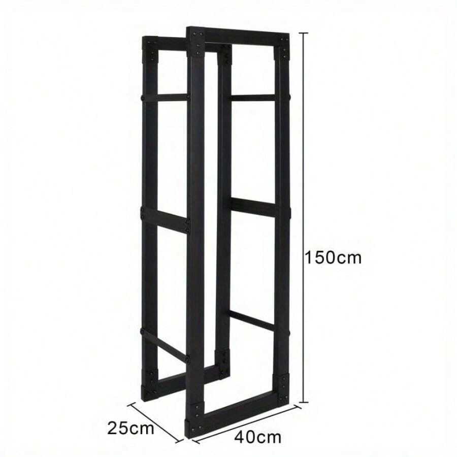 Suportes para lenha - 150 x 40 x 25 cm - Ver 1